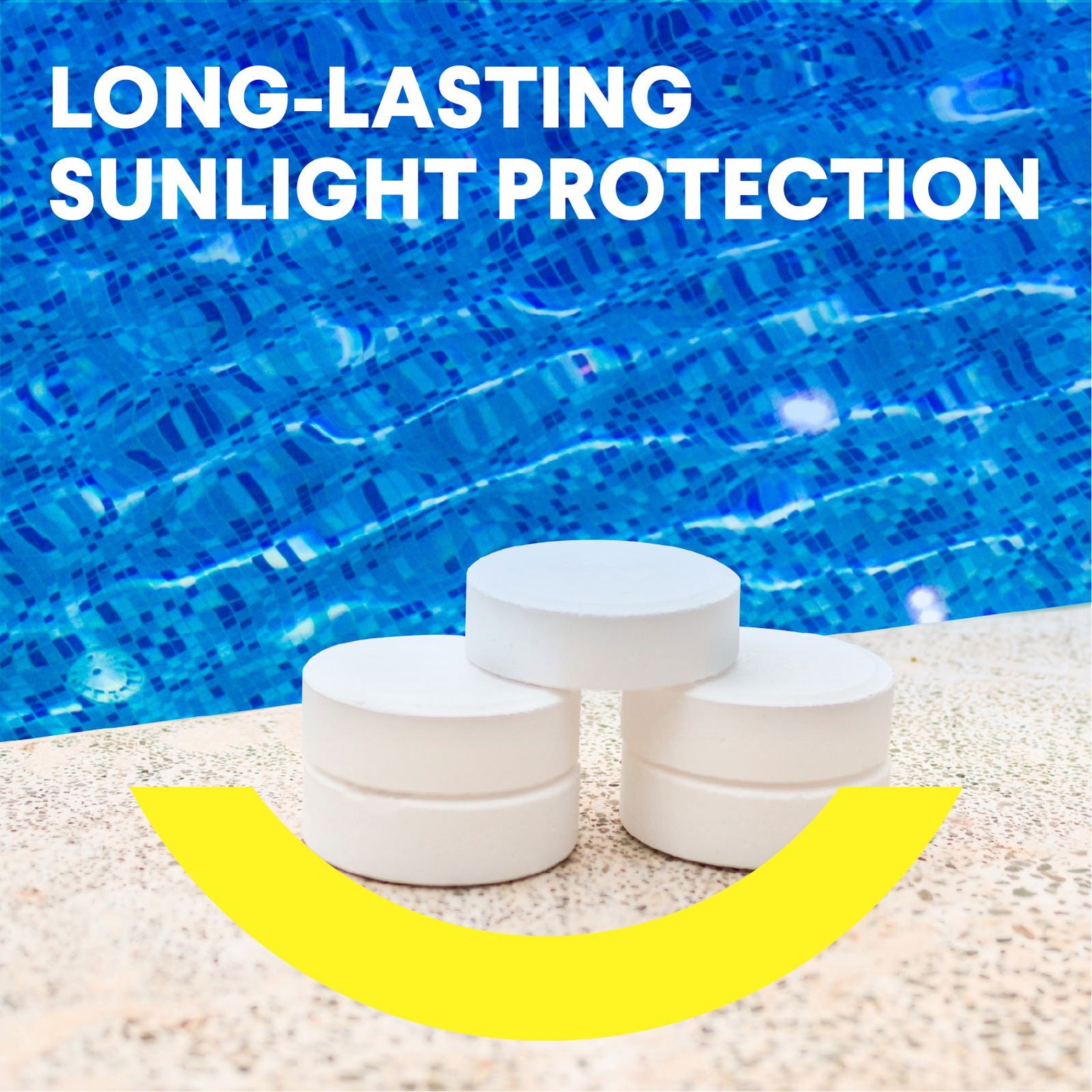Chlorine Tablets 3 Inch for Swimming Pools, Kills Bacteria and Stops Algae, Slow Dissolving,Exclusive Protective Packaging,Pool Chlorine Tablets,20LB - Profeliz -  - 